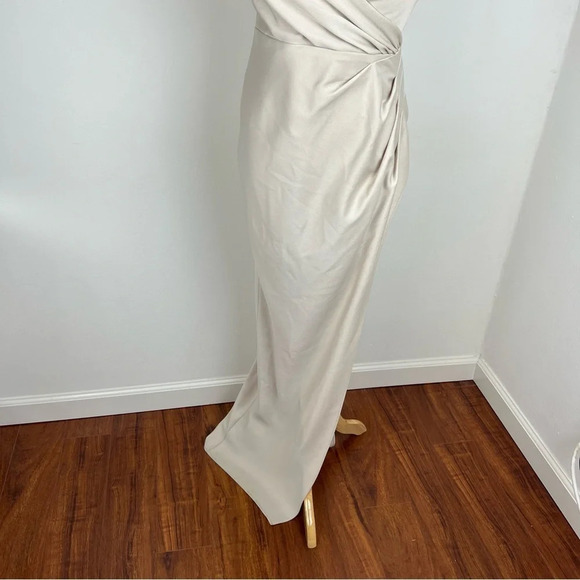 BHLDN Freya Satin Charmeuse Dress Anthropologie Size 2 - Picture 11 of 16